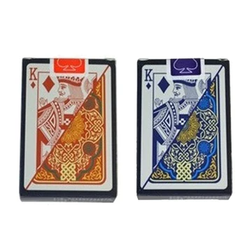 Reprodução de Cartões de Plástico de Bacará de Poker Texas hold'em Cartões de PVC Pôquer de Jogos de Tabuleiro Impermeável Wearable Jogo de cartas