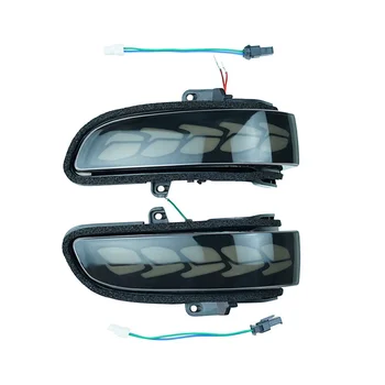Carro Led Espelho do Lado Amarelo da Luz Fluindo Luzes LED pisca para Perodua Myvi 2005-2014 Acessórios do Carro