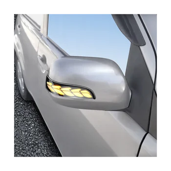 Carro Led Espelho do Lado Amarelo da Luz Fluindo Luzes LED pisca para Perodua Myvi 2005-2014 Acessórios do Carro