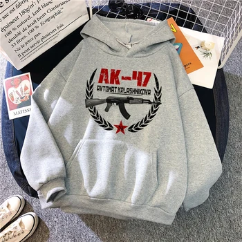 Ak-47 74 Ângulo de hoodies mulheres anime estética 2023 japonês Pulôver hoddies feminino gráfico de treino