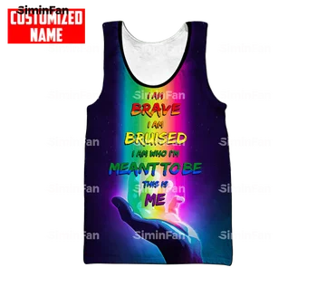 LGBT NO Meu DNA do arco-íris 3D Full Impresso parte Superior do Tanque de Homens Colete de Verão T-shirt sem Mangas Femininas Camisa Unissex Singlet Casual Camiseta, 01