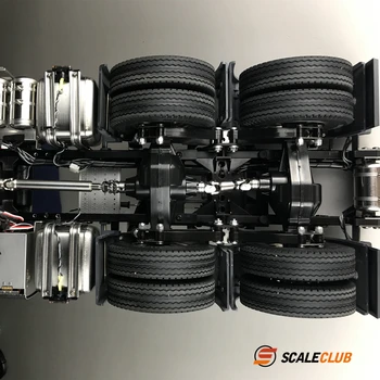 Scaleclub 1/14 Trator de Lama da Cabeça de Escalada de Simulação de Metal CVD Unidade de Eixo de Acoplamento junta Universal
