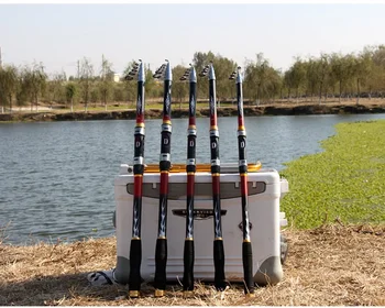 Carpa Telescópica Vara de Pesca em Fibra de Carbono Alimentador de Ultraleve Portátil Para o Fluxo de água Doce HHA1E101