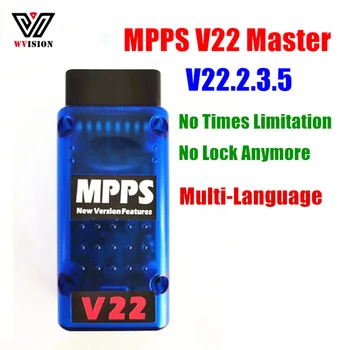 MPPS V22 Versão Principal Tokens Limitado Sem Bloqueio MPPS V22.2.3.5 Poderosa Ferramenta De Programação Leitura Gravação De Soma De Verificação Do Scanner