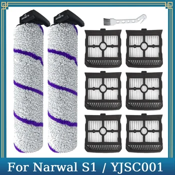 Kit de acessórios Para Narwal S1 / YJSC001 Molhado Seco do Vácuo do Rolo de Limpeza da Escova Filtro HEPA Substituição de Peças de Reposição Acessórios