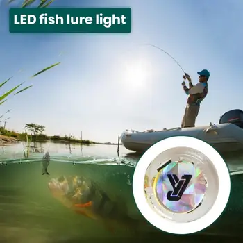 Ｍini Isca de Pesca de Armadilha de Peixes do DIODO emissor de Luz da Lâmpada Subaquática a Forma do Olho Luminoso da Lâmpada de Pesca, a Coleta de Atração material de Pesca
