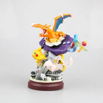 Anime Figura De Monstro De Bolso Gba Pokemon Pikachu, Charizard Mew Pvc Figura De Ação De Coleta De Boneca Brinquedo Estatueta De Presentes Para Crianças